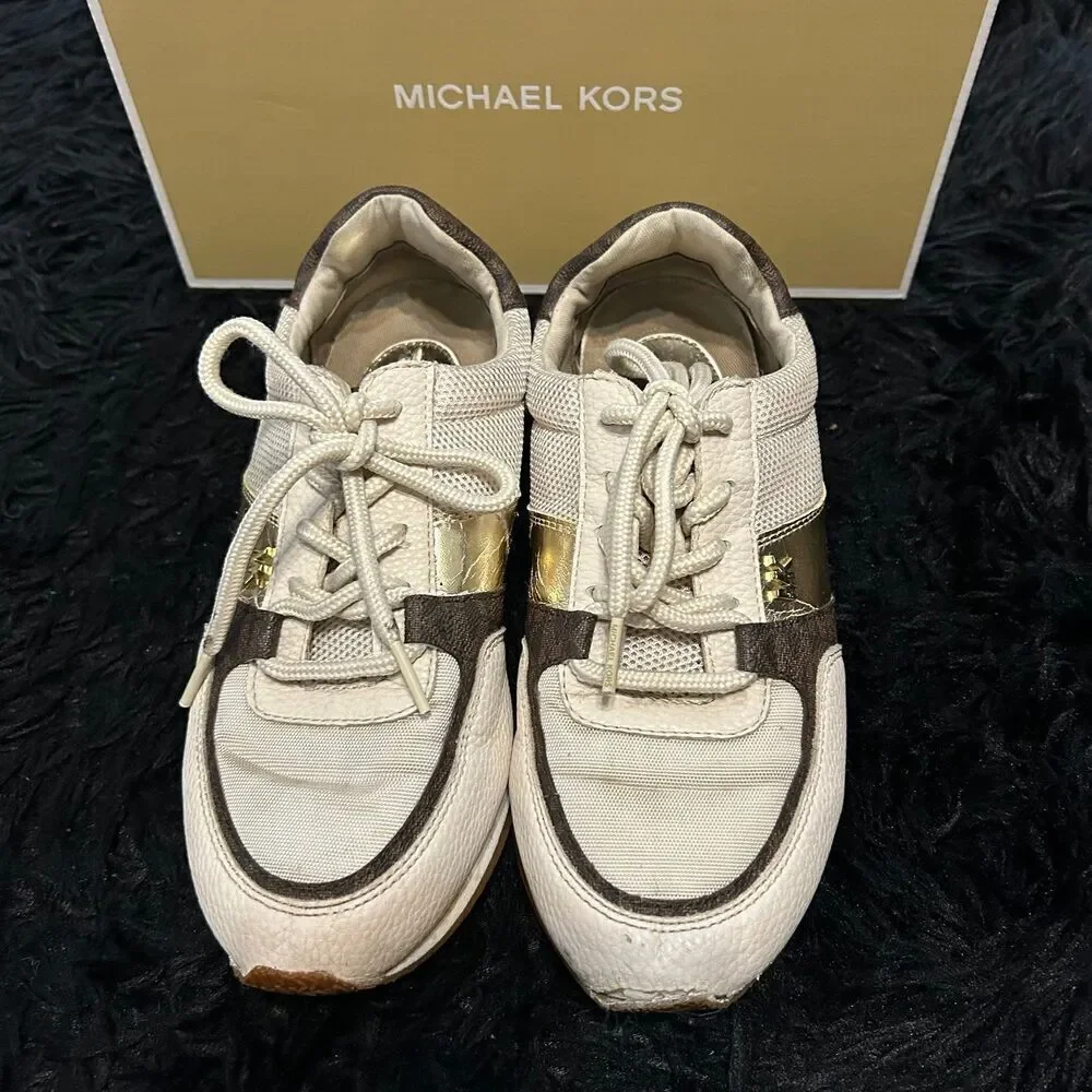 MICHAEL KORS casual lace up shoes sneakers women’s 7.5